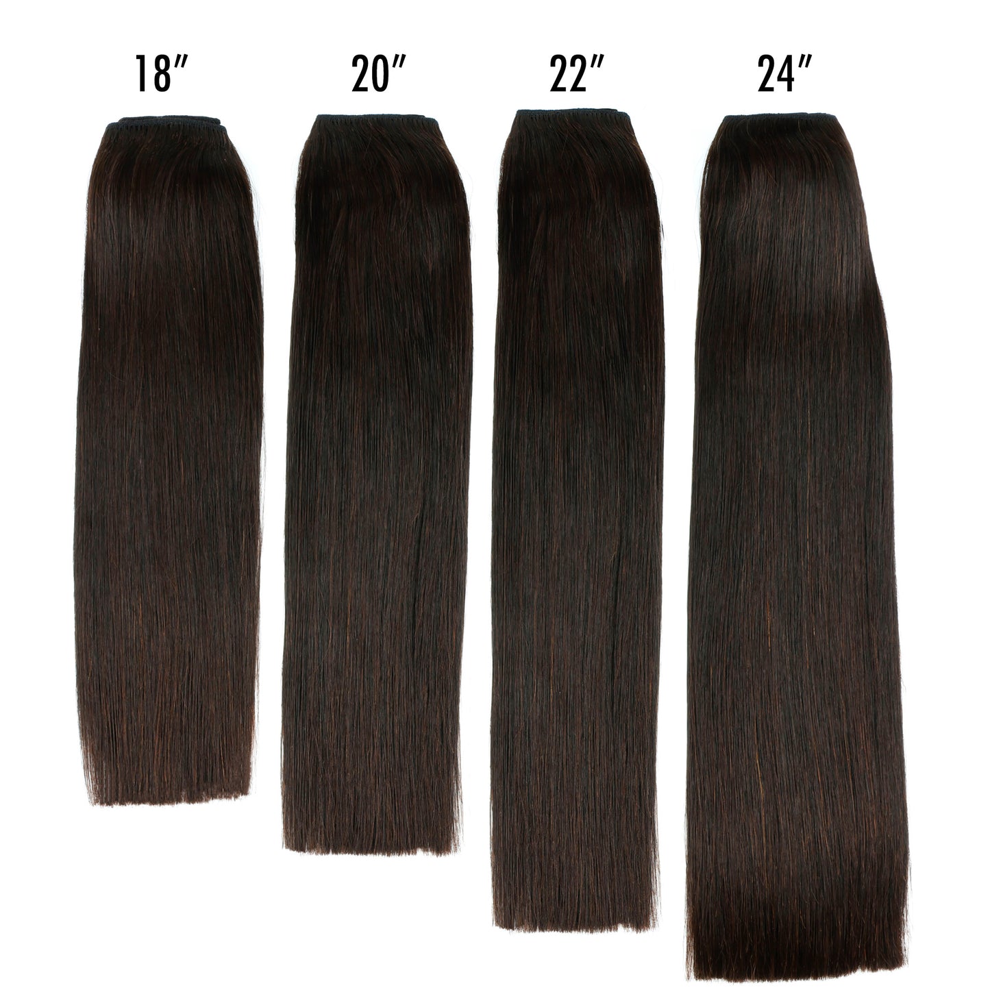Straight Clip In Real Human Hair Extensions