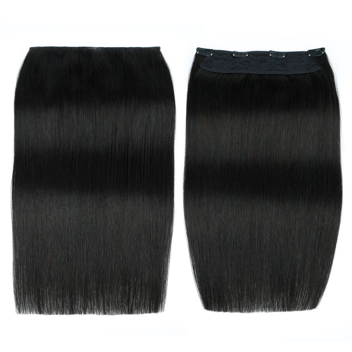 Straight Clip In Real Human Hair Extensions