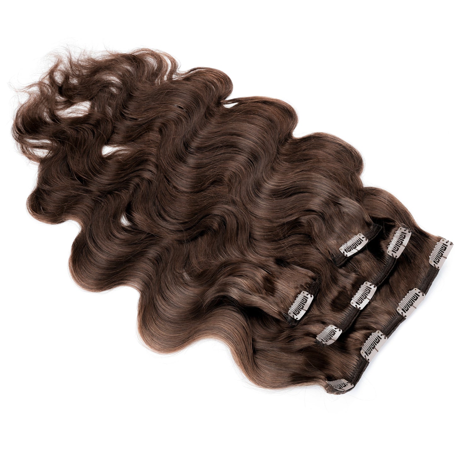 Clip-in hair extensions body wave