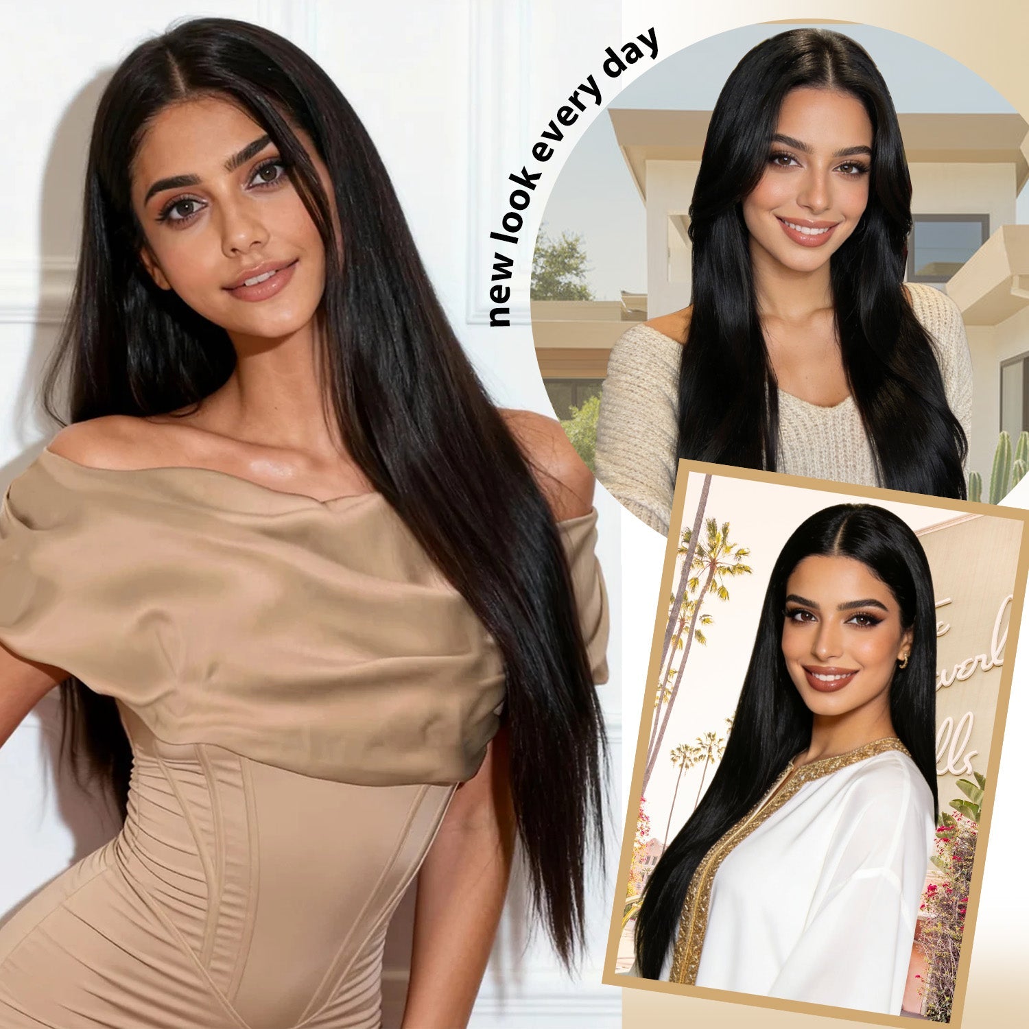 RICH COCO Tape-In Hair Extensions – 100% Remy Human Hair, Natural & Reusable