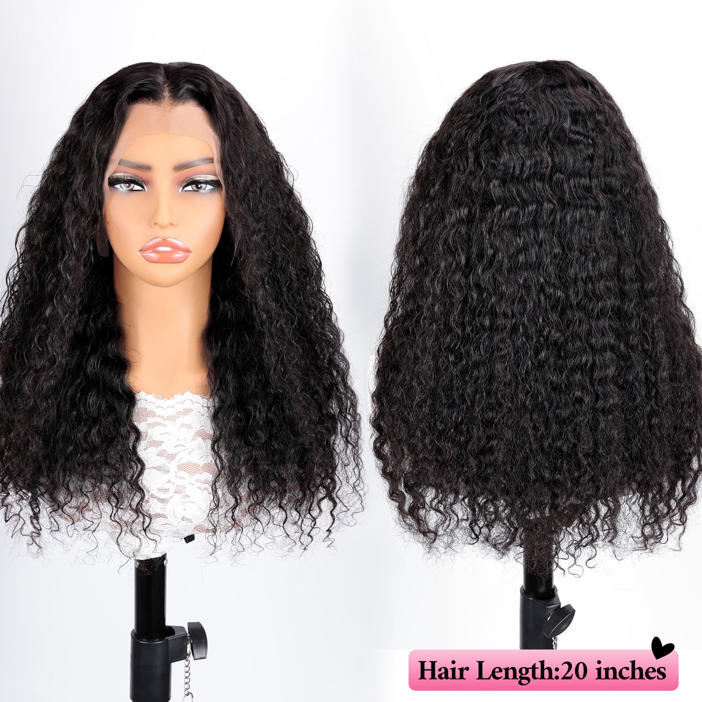 13x4 Lace Wig Bouncy Curls Wig Real Human Hair