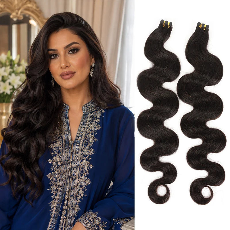 RICH COCO Mini Sticker Hair Extension| High Quality & Remy Hair