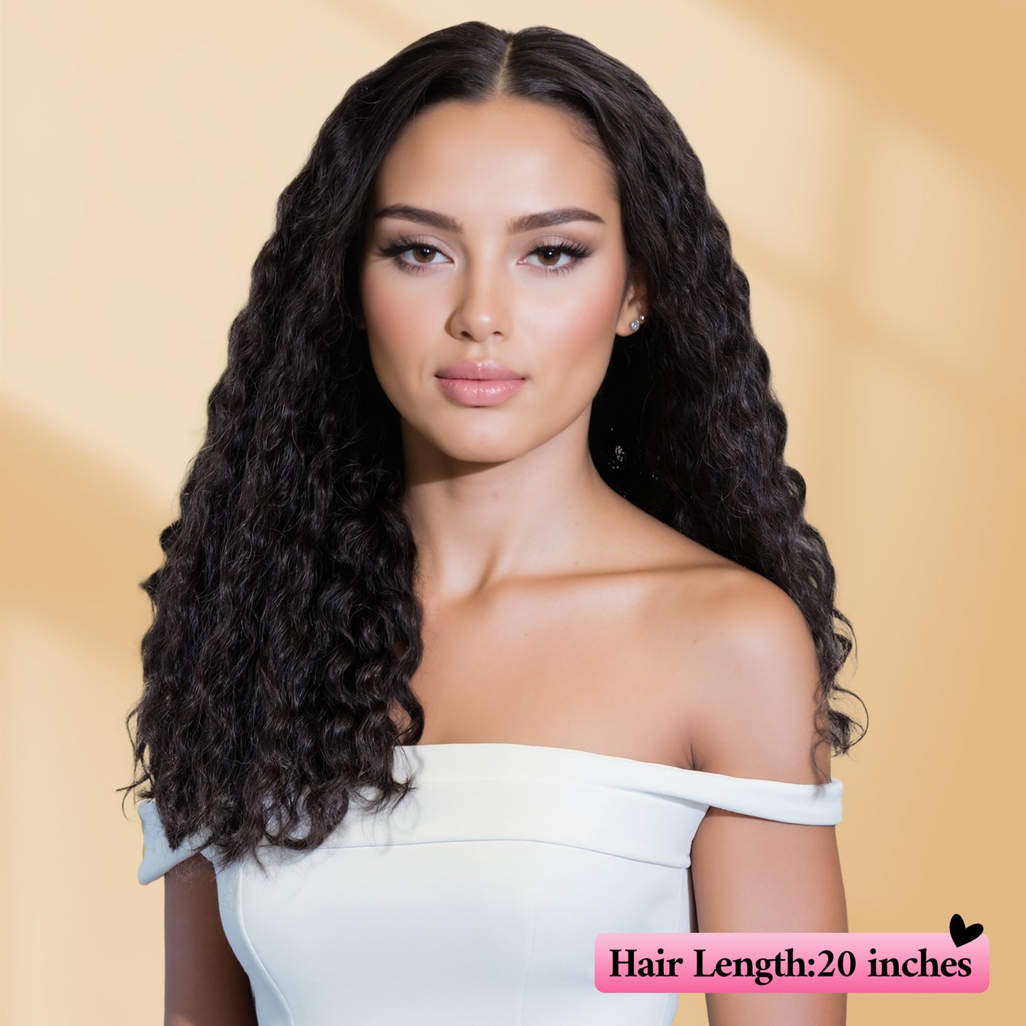 13x4 Lace Wig Water Wave Wig Real Human Hair