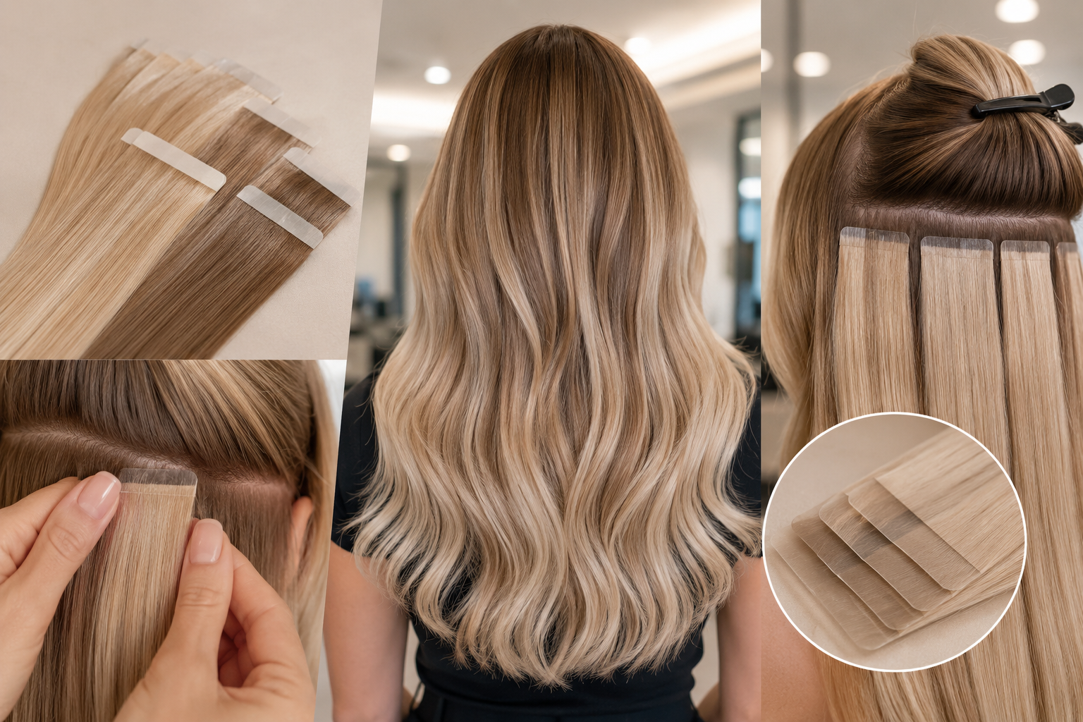 Sticker Hair Extensions vs Tape-Ins: Are They Safe for Thin Hair?