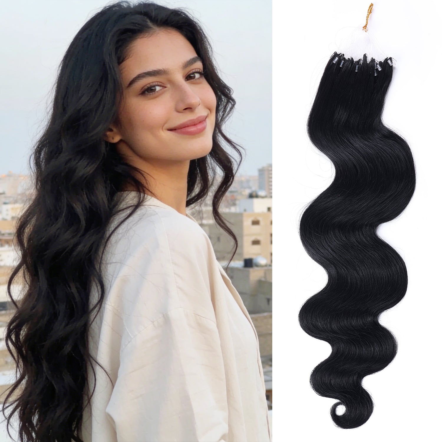 RICH COCO H6 Body Wave 100% Human Hair Extensions – Premium Quality, Restyle Freely