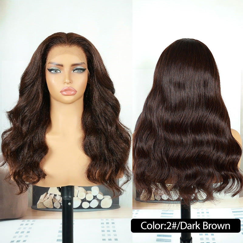 RICH COCO 13x4 HD Lace Body Wave Wig – Pre-Plucked Natural Hairline