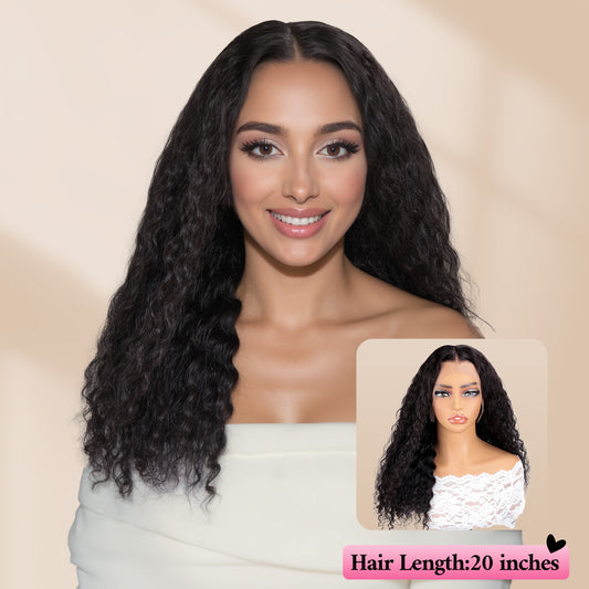13x4 Lace Wig Bouncy Curls Wig Real Human Hair