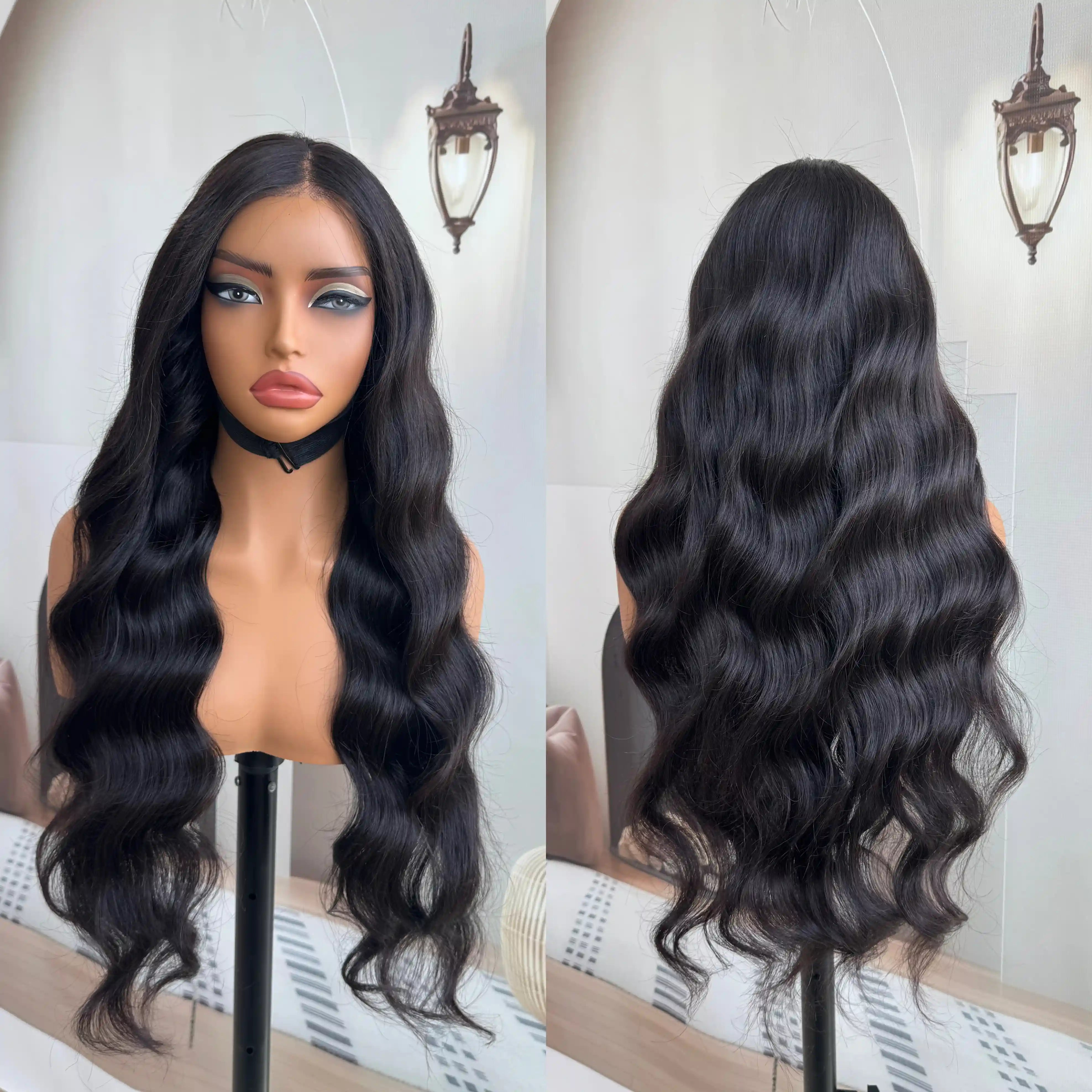 RICH COCO 13x4 HD Lace Body Wave Wig – Pre-Plucked Natural Hairline